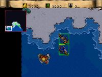 une photo d'Ã©cran de Warcraft 2 - The Dark Saga sur Sony Playstation